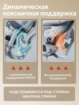 SIHOO Офисное кресло, серый5