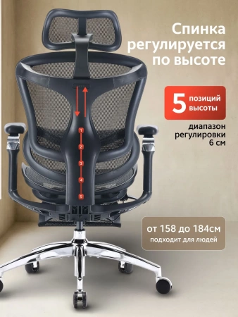SIHOO Офисное кресло, черный3